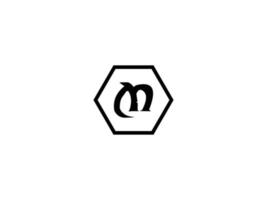 Brief m Logo Design Vektor Vorlage.