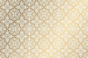 etnisk gyllene mönster bakgrund. vektor illustration den där lämplig för tapet, omslag, tyg, bröllop, affisch, baner, etc