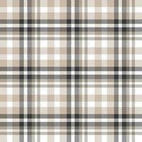 Tartan Muster Design Textur ist ein gemustert Stoff bestehend aus von criss gekreuzt, horizontal und Vertikale Bands im mehrere Farben. Tartans sind angesehen wie ein kulturell Symbol von Schottland. vektor