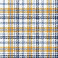 Plaid Muster Design Textil- ist ein gemustert Stoff bestehend aus von criss gekreuzt, horizontal und Vertikale Bands im mehrere Farben. Tartans sind angesehen wie ein kulturell Symbol von Schottland. vektor
