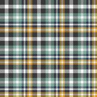 Büffel Plaid Muster nahtlos Textil- ist ein gemustert Stoff bestehend aus von criss gekreuzt, horizontal und Vertikale Bands im mehrere Farben. Tartans sind angesehen wie ein kulturell Symbol von Schottland. vektor