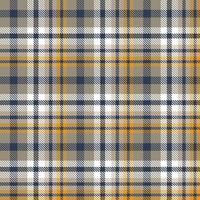 Büffel Plaid Muster Stoff Design Textur ist ein gemustert Stoff bestehend aus von criss gekreuzt, horizontal und Vertikale Bands im mehrere Farben. Tartans sind angesehen wie ein kulturell Symbol von Schottland. vektor