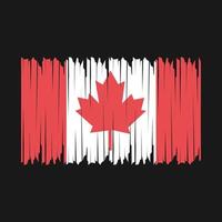 kanadas flaggborste vektor
