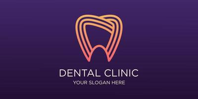 dental klinik tand logotyp design vektor illustration.