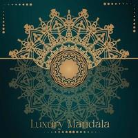 Luxus Mandala Hintergrund vektor