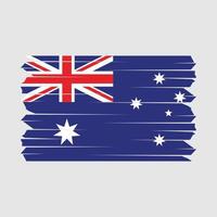 Australien Flagge Pinsel vektor