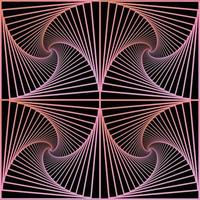 modern Kaleidoskop rotierend Hintergrund Muster vektor