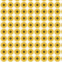 natürlich Sonnenblume Hintergrund Muster Illustration vektor