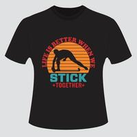 Hockey-T-Shirt-Designpaket vektor