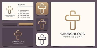 kyrka logotyp tecken modern vektor grafisk abstrakt