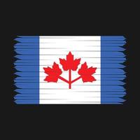 Kanada Flagge Pinsel vektor