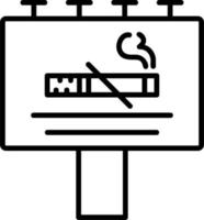 Nein Rauchen Konzept Vektor Symbol