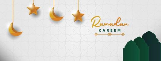 einfach Ramadan kareem vektor