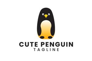 süß Pinguin, minimal Logo, Pinguin Logo, Vogel Logo, Schnee Vogel Logo, Pinguin minimal Logo, modern Pinguin Logo vektor