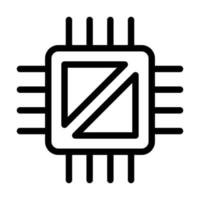 Computer Chip Symbol Design vektor