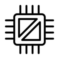 dator chip ikon design vektor