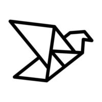 origami ikon design vektor