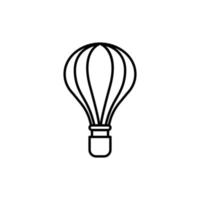 Heißluftballon-Symbol vektor