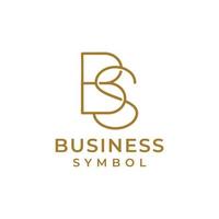 bs Brief Monogramm Identität Logo zum Ihre Geschäft oder Marke. Alphabet Initiale Symbol Vektor