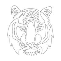 tiger ikon logotyp design vektor
