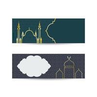 ramadan kareem design. ramadan kareem affischmalldesign med storslagen moskébakgrund och vektorillustration. islamisk bakgrundsbanner vektor