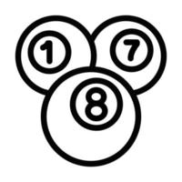 Snooker Symbol Design vektor
