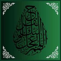 Arabisch Kalligraphie Koran, Bedeutung zum alle Ihre Design braucht, Vorlagen, Banner, Broschüren, Aufkleber, usw vektor