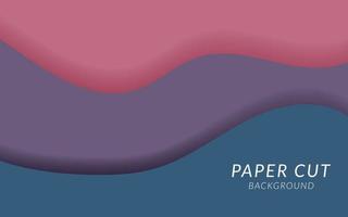 abstrakt Papier Schnitt Schleim Hintergrund Banner Design. vektor