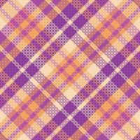 Tartan Plaid mit Jahrgang Farbe Muster. vektor