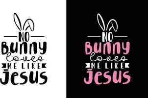 ingen kanin älskar mig som jesus vektor