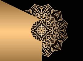 mandala. etnisk dekorativ element. hand dragen bakgrund. islam, arabiska, indian, ottoman motiv. vektor