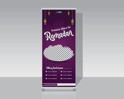 Essen Roll-Up-Banner vektor