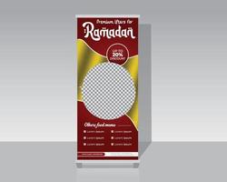 Essen Roll-Up-Banner vektor