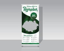 Essen Roll-Up-Banner vektor