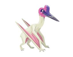 Karikatur Quetzalcoatlus Dinosaurier Charakter, Vektor