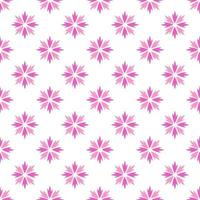 vektor sömlös mönster av blomma med rosa och violett kronblad. lämplig för webb webbplatser, textil, tyg, tapeter