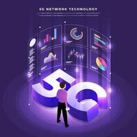 Konzept 5g Netzwerktechnologie