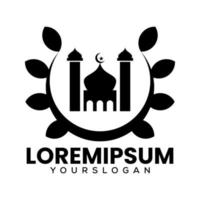 Moschee Logo Design Vektor