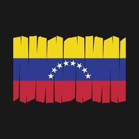 venezuela flagga borsta vektor