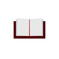 bok illustration, bok ikon med ett elegant begrepp, lämplig för enkel mönster vektor