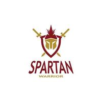 spartansk logotyp vektor sparta logotyp vektor spartansk hjälm logotyp mall ikon symbol