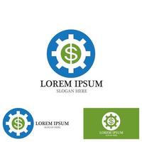 Geld Investition Logo Vektor Vorlage