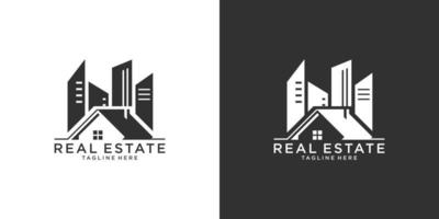 Dach- und Home-Logo-Vektor-Design-Konzept. Immobilien-Logo. vektor