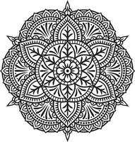 mandala symbol ikon vektor illustration - boho stil