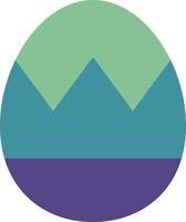 färgrik påsk ägg för påsk festival design begrepp. vektor