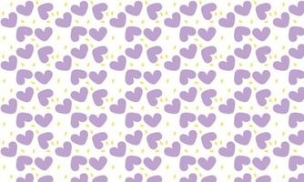 nahtlos Muster Liebe gestalten lila Hintergrund vektor