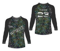 jersey sporter abstrakt textur tshirt design, för tävlings fotboll gaming cross cykling. vektor
