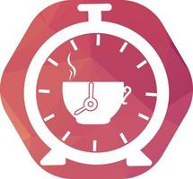 Kaffee Zeit Logo Design Vektor Vorlage