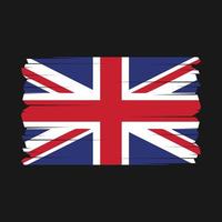 Storbritannien flagga vektor illustration