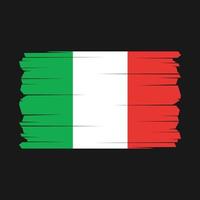 Italien flagga vektor illustration